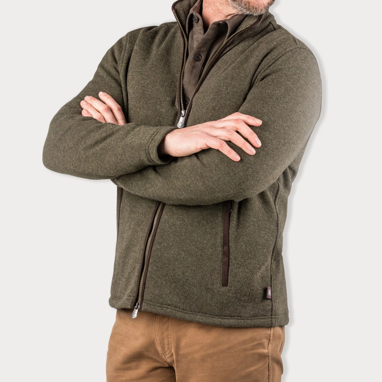 Lyell Fleece In Moss 2 Lyell Fleece In Moss - Image 2