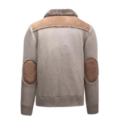 Jefferson Shearling Knitted Jacket -Clothing Shop marini jefferson shearling knitted jacket 5922 edit 1