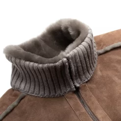 Jefferson Shearling Knitted Jacket -Clothing Shop marini jefferson shearling knitted jacket 5926 edit