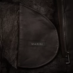 Kennedy Sheepskin Coat -Clothing Shop marini kennedy sheepskin coat 6017 edit