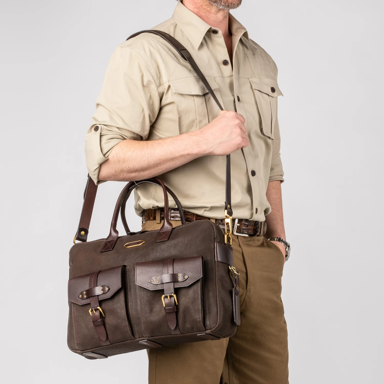 Bournbrook Briefcase In Buffalo 2 Bournbrook Briefcase In Buffalo - Image 2