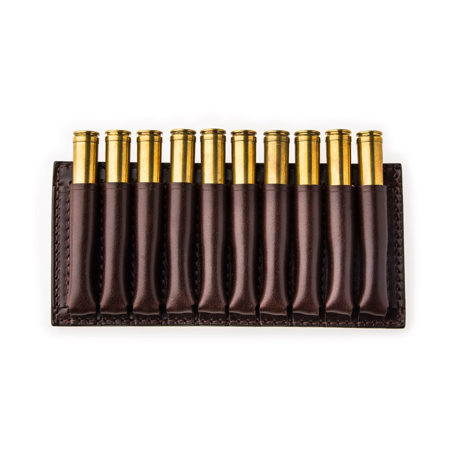 Medium 10 Rd Open Ammunition Belt Wallet In Dark Tan 1 Medium 10 Rd Open Ammunition Belt Wallet In Dark Tan