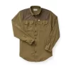 Filson Long Sleeve Sportsman's Shirt In Olive And Tan