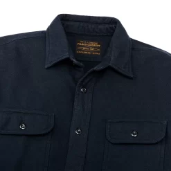 Filson Vintage Flannel Work Shirt In Dark Navy Salute 8 Filson Vintage Flannel Work Shirt In Dark Navy Salute -Clothing Shop original 4