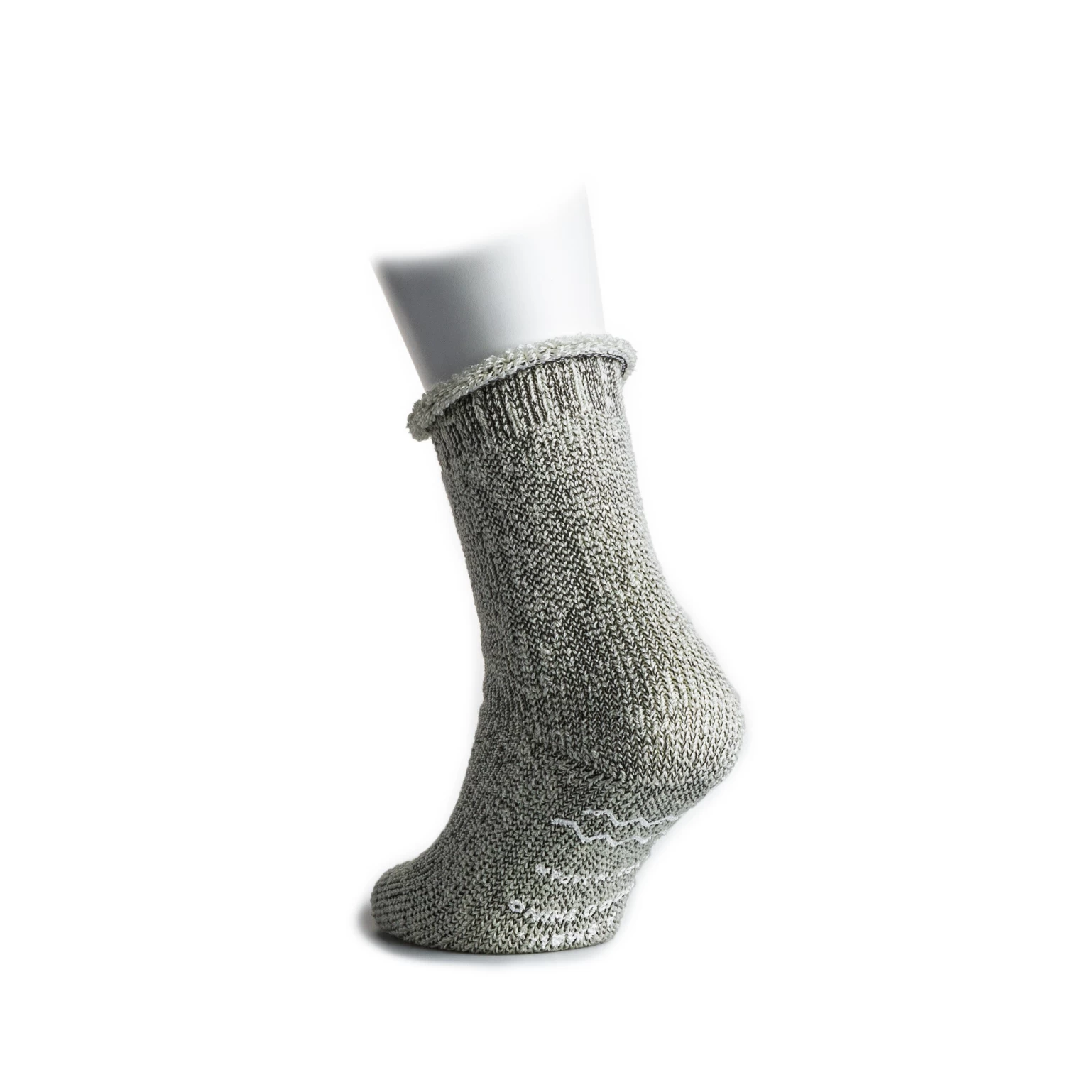 Extra Fine Merino Socks In Grey White 2 Extra Fine Merino Socks In Grey White - Image 2