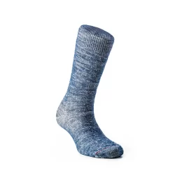 Double Face Merino Wool Socks In Deep Ocean