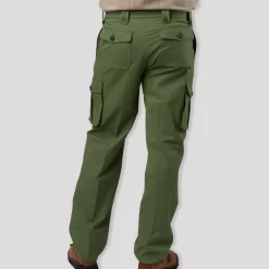 Safari Trousers In Hunter Green -Clothing Shop safari trousers in green 2