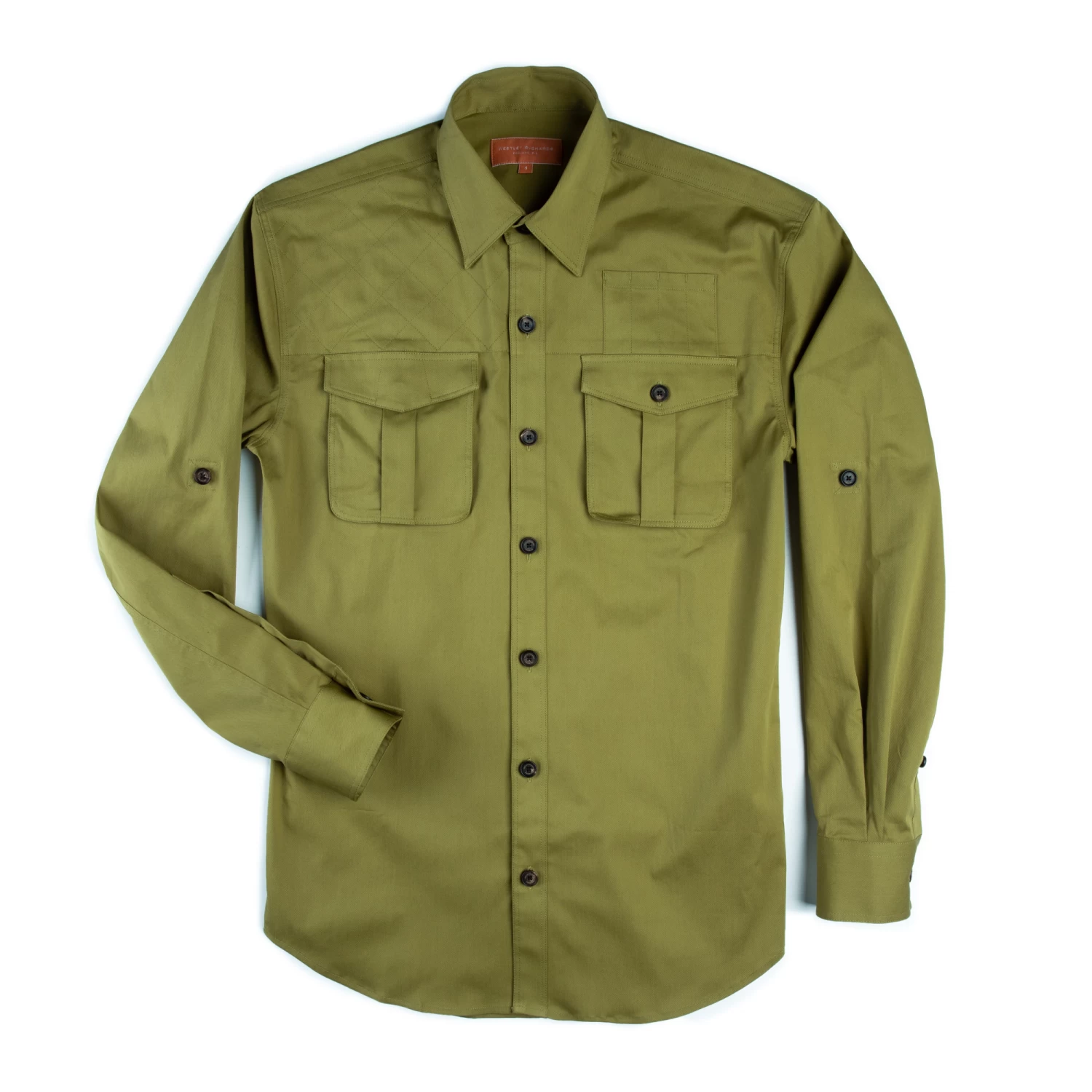 Campaign Shirt In Khaki Green 1 Campaign Shirt In Khaki Green