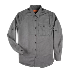 Field Shirt In Brushed Grey