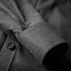 Field Shirt In Brushed Grey 12 Field Shirt In Brushed Grey -Clothing Shop samples 6330