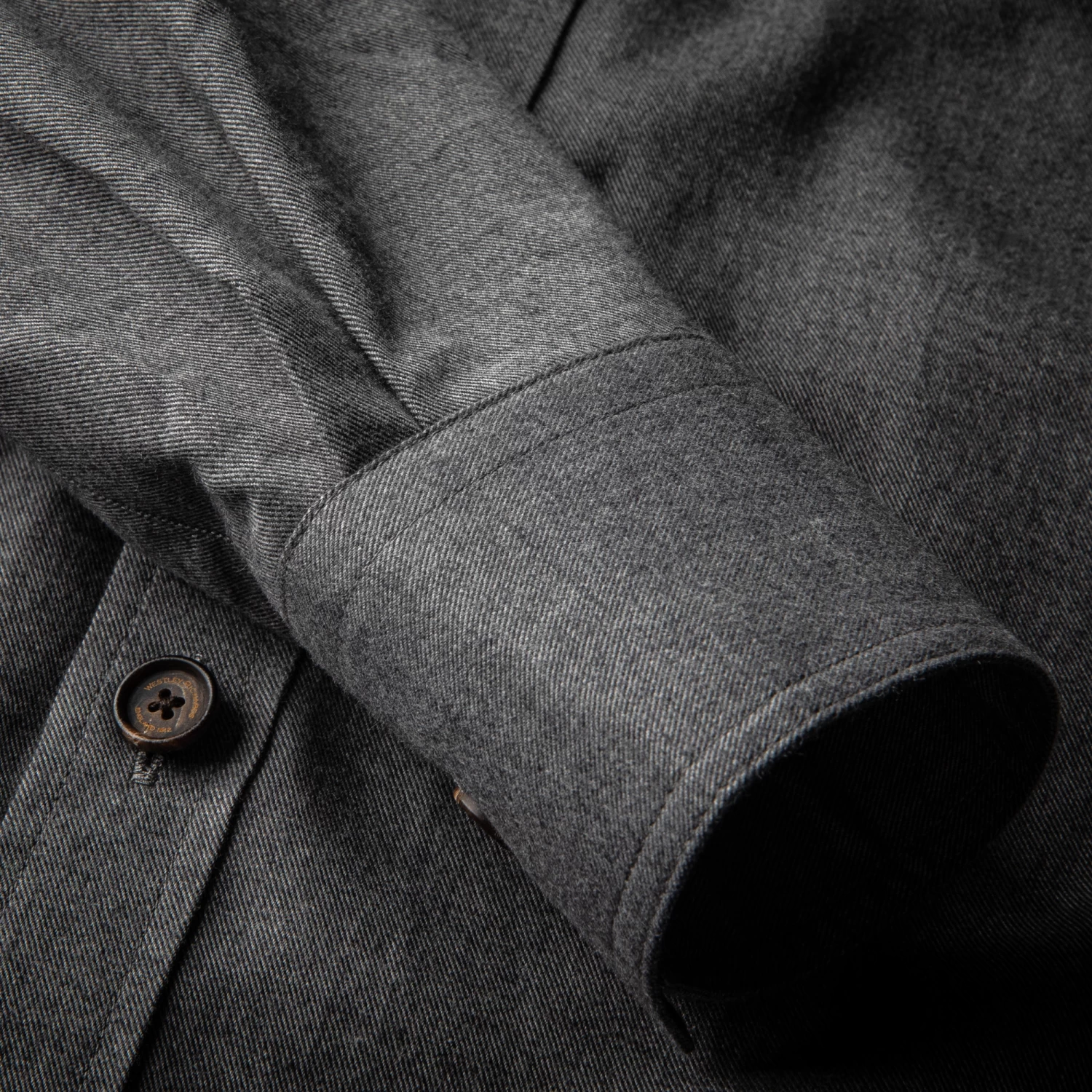 Field Shirt In Brushed Grey 6 Field Shirt In Brushed Grey - Image 6