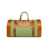 Medium Sutherland Bag In Safari Green And Mid Tan