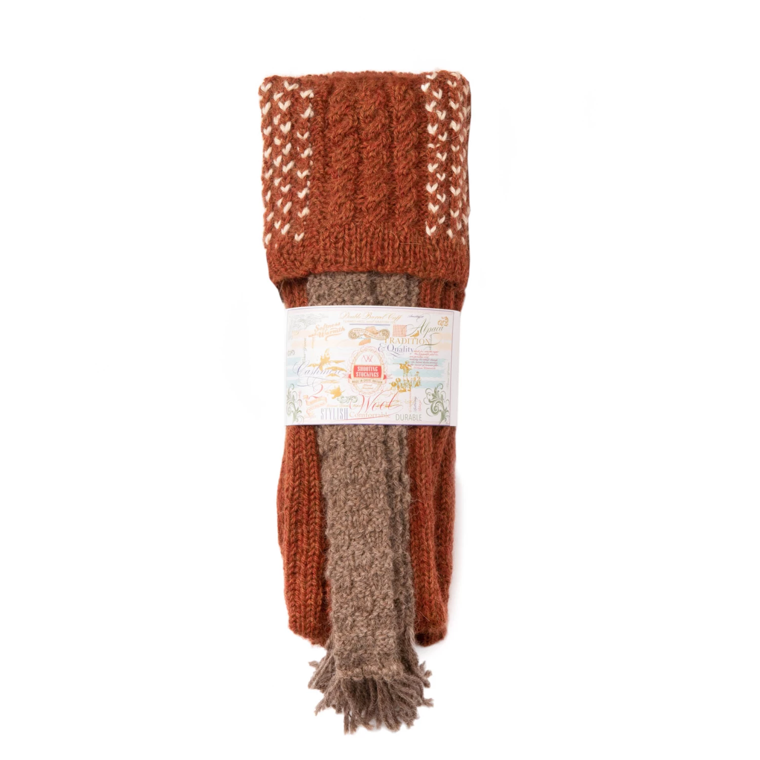 Molland Shooting Sock In Autumn 2 Molland Shooting Sock In Autumn - Image 2