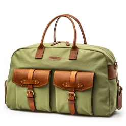 Bournbrook 48HR Bag In Safari Green And Mid Tan