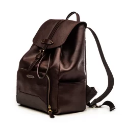 Bournbrook Rucksack In Dark Tan -Clothing Shop wr bournbrook rucksack dark tan side
