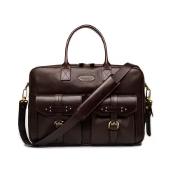 Bournbrook Briefcase In Dark Tan -Clothing Shop wr bournbrook 48 hour collection 3370 edit 1