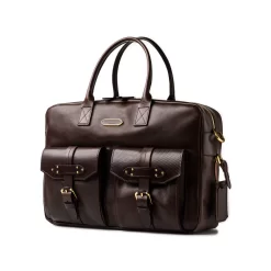 Bournbrook Briefcase In Dark Tan