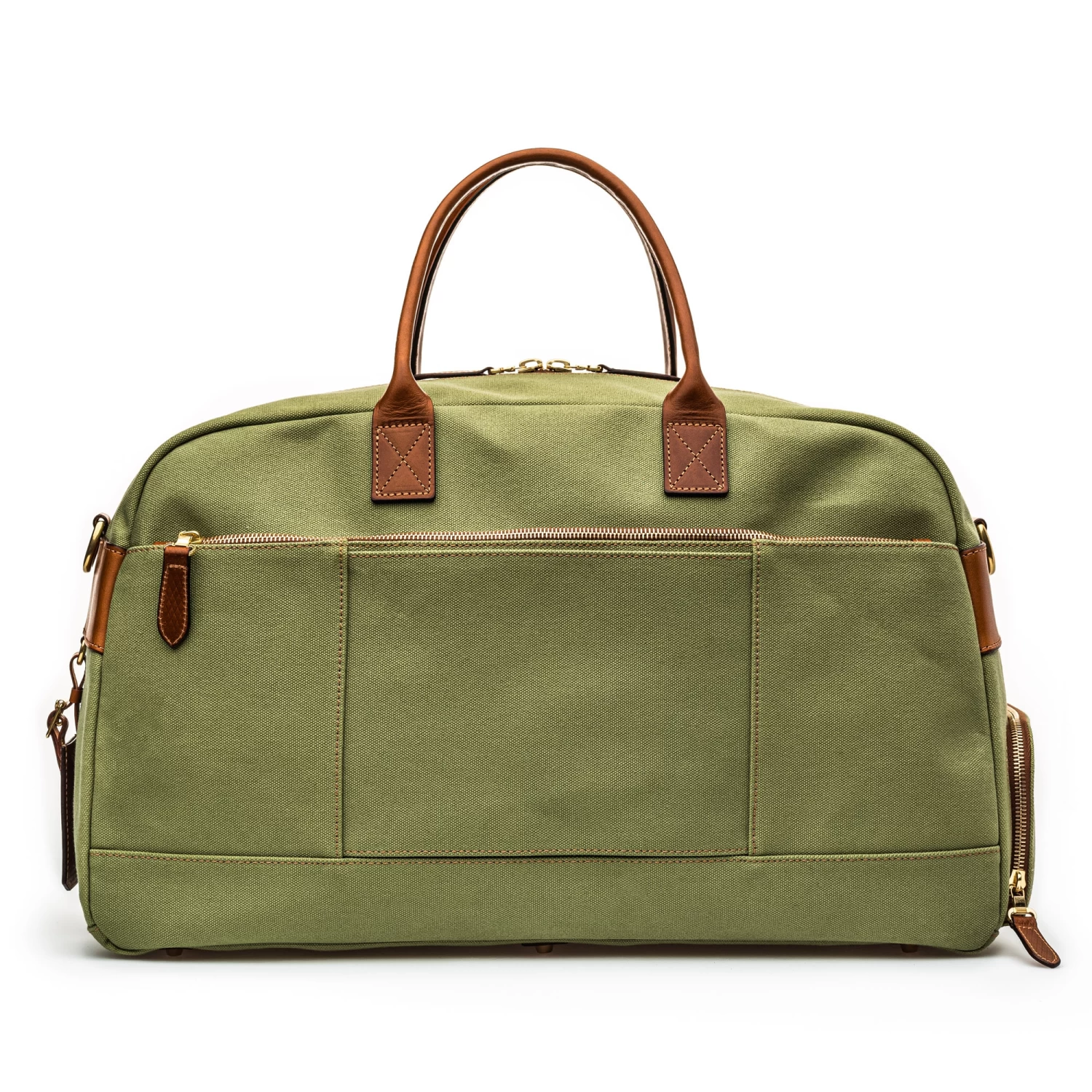 Bournbrook 48HR Bag In Safari Green And Mid Tan 4 Bournbrook 48HR Bag In Safari Green And Mid Tan - Image 4