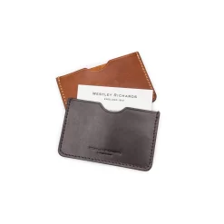 Business Card Holder In Dark Tan -Clothing Shop wr card holder 3217 edit 1