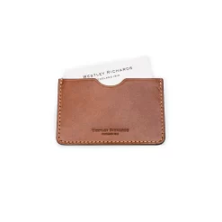 Business Card Holder In Mid Tan