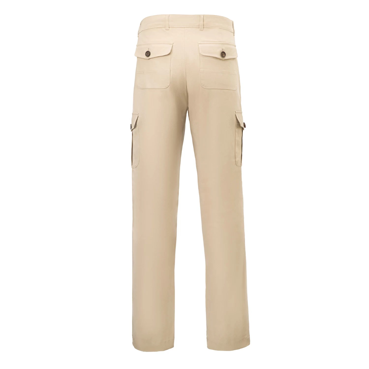 Safari Travel Trousers In British Khaki 2 Safari Travel Trousers In British Khaki - Image 2