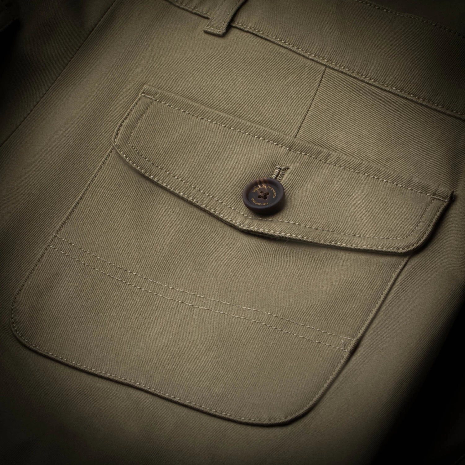 Safari Travel Trousers In Lovat 4 Safari Travel Trousers In Lovat - Image 4