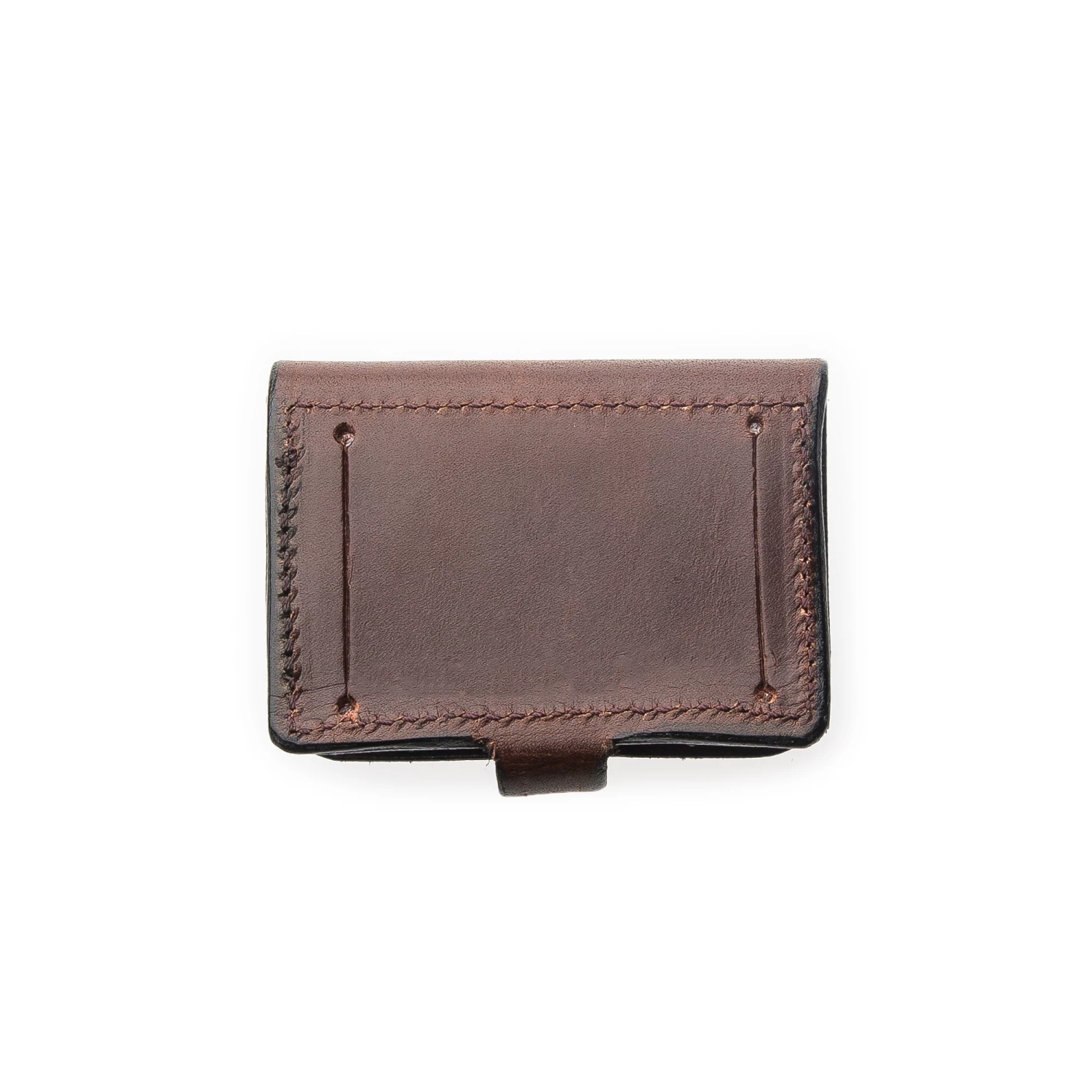 Small 5Rd Closed Ammunition Belt Wallet In Dark Tan 2 Small 5Rd Closed Ammunition Belt Wallet In Dark Tan - Image 2