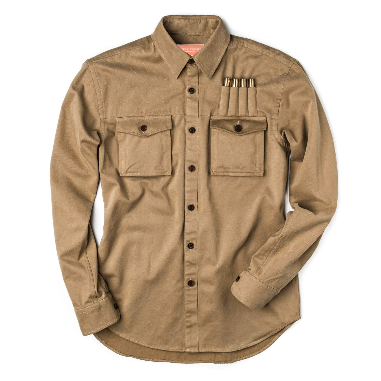 Expedition Safari Shirt In Brushed Sand 1 Expedition Safari Shirt In Brushed Sand