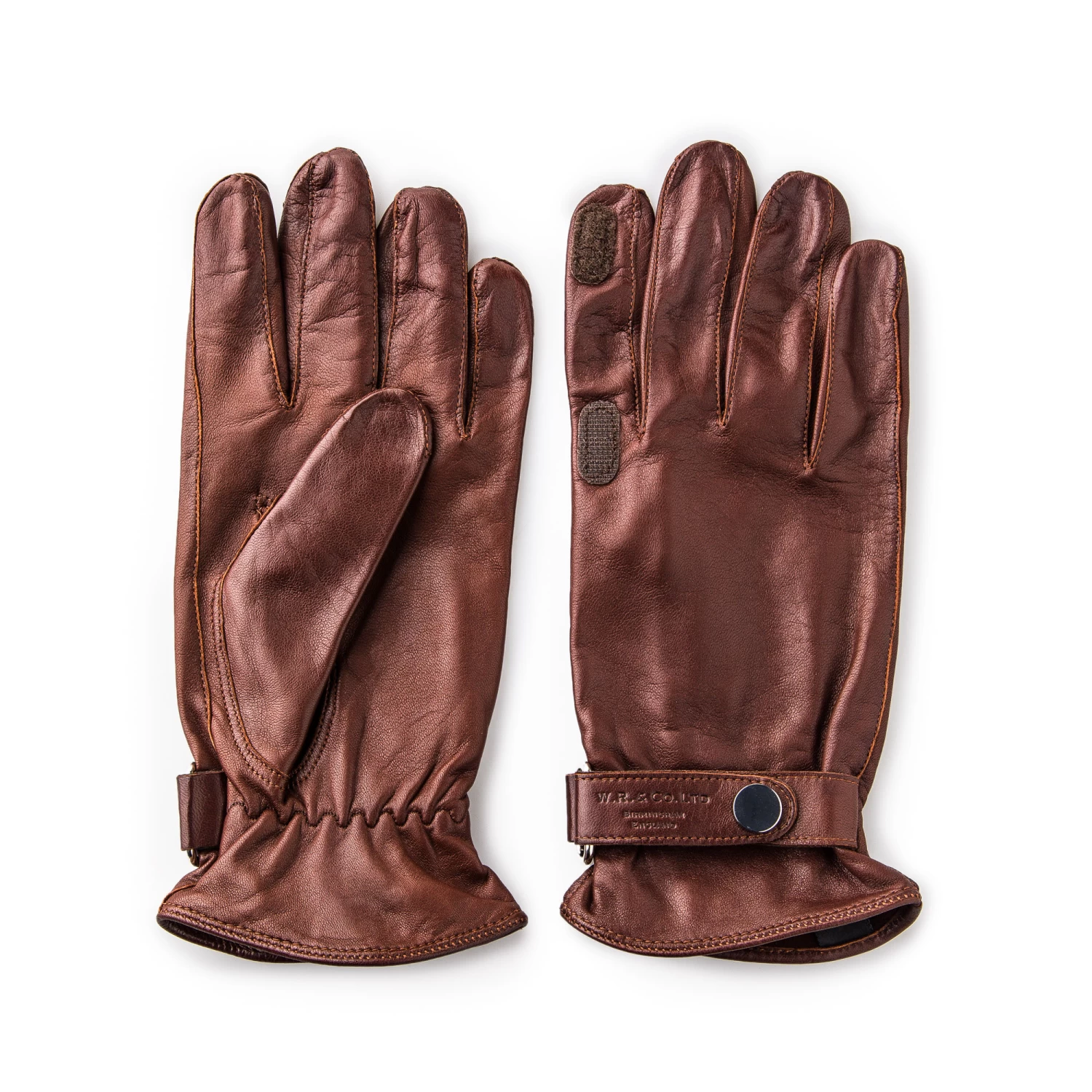 RH Leather Shooting Gloves In Tan 3 RH Leather Shooting Gloves In Tan - Image 3