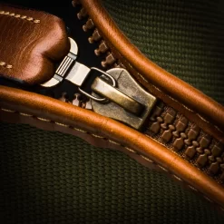 Harridence Slip In Hunter Green And Mid Tan -Clothing Shop wr co harridence slip 26046 edit