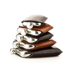 8oz Hip Flask In Dark Tan 10 8oz Hip Flask In Dark Tan -Clothing Shop wr co hipflasks 23105 edit