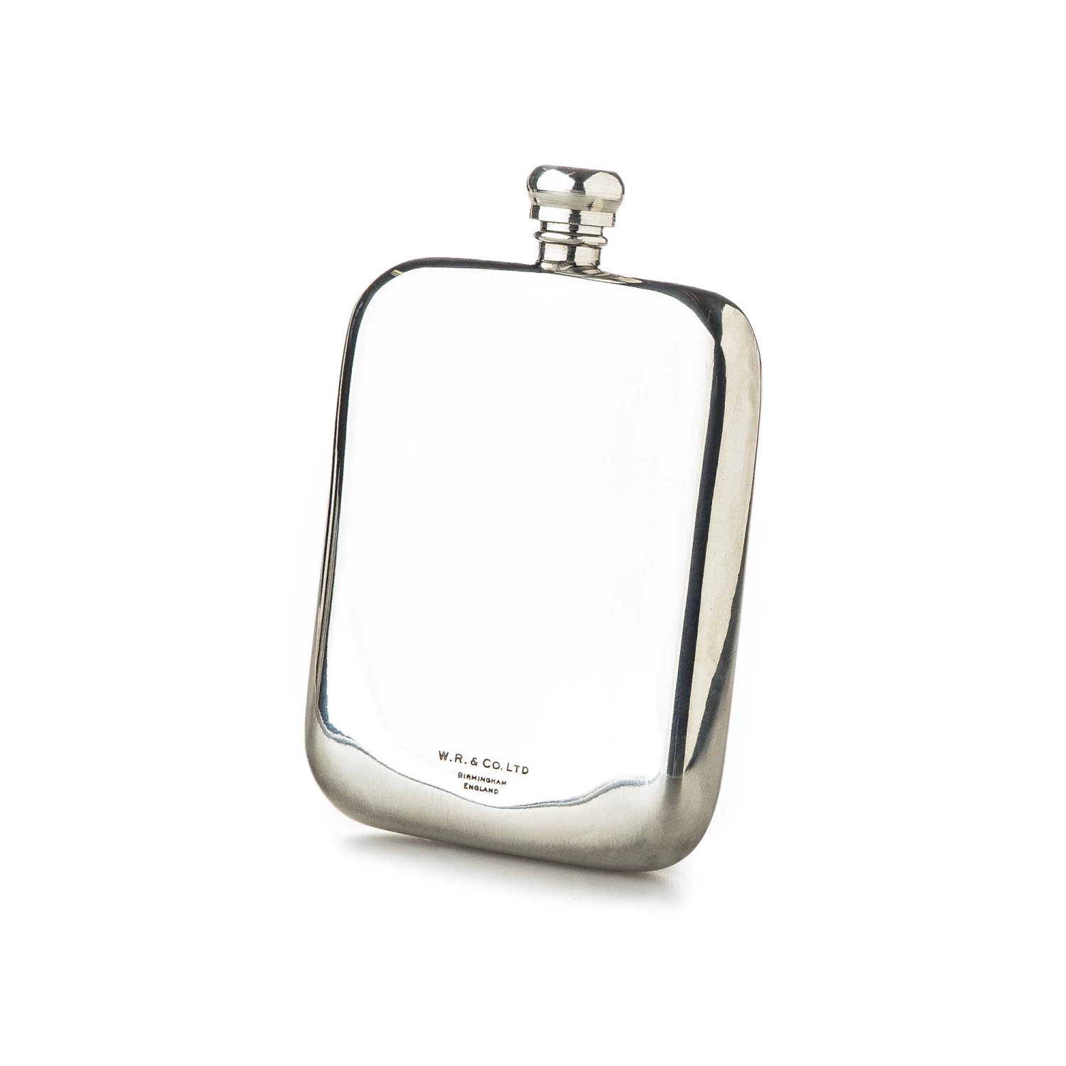 5.5oz Hip Flask In Dark Tan 3 5.5oz Hip Flask In Dark Tan - Image 3