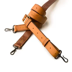 Traditional Hook & Eye Rifle Sling In Dark Tan -Clothing Shop wr co hook eye rifle sling 36193 edit