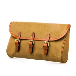 Redfern Cleaning Pouch With Accessories In Canvas & Mid Tan -Clothing Shop wr co redfern pouches 2611 edit