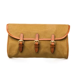 Redfern Cleaning Pouch With Accessories In Canvas & Mid Tan -Clothing Shop wr co redfern pouches 2613 edit