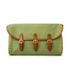 Redfern Cleaning Pouch With Accessories In Green & Mid Tan 12 Redfern Cleaning Pouch With Accessories In Green & Mid Tan -Clothing Shop wr co redfern pouches 36394 edit