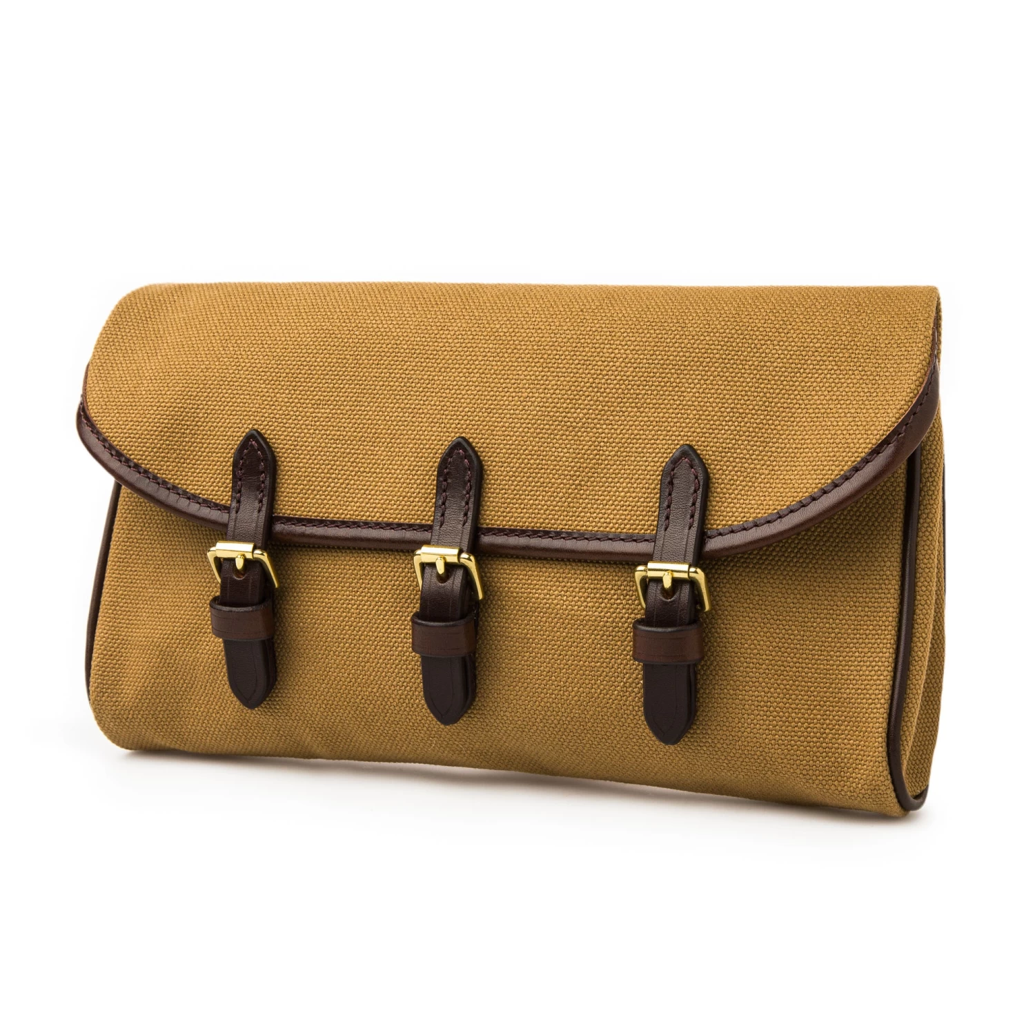 Redfern Cleaning Pouch In Sand & Dark Tan 2 Redfern Cleaning Pouch In Sand & Dark Tan - Image 2