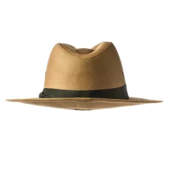Safari Hat With Green Herringbone Band -Clothing Shop wr co safari hat 2088 edit 1