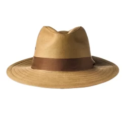 Safari Hat With Brown Herringbone Band