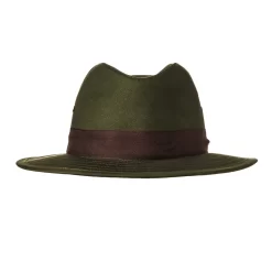 Hunting Hat With Brown Herringbone Band