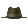 Hunting Hat With Green Herringbone Band