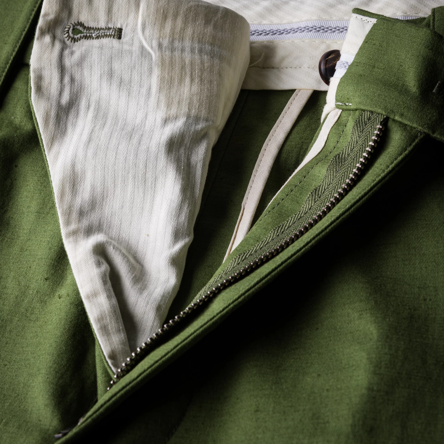 Safari Shorts In Hunter Green 5 Safari Shorts In Hunter Green - Image 5