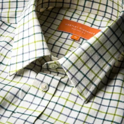 Tattersall Shirt In Green -Clothing Shop wr co shirts 4950 edit