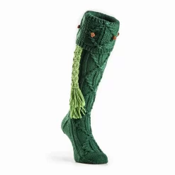 Brigands Shooting Sock In Forest Green
