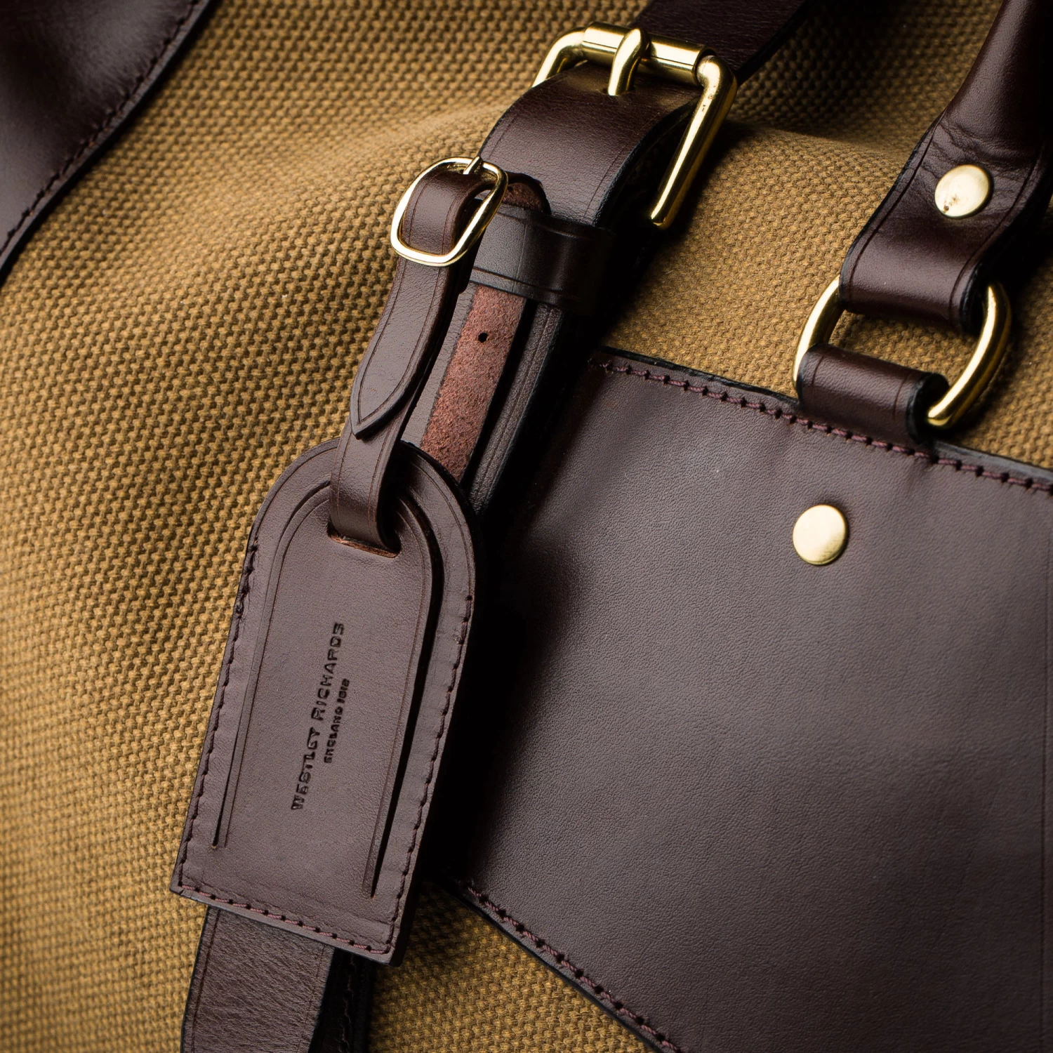 Large Sutherland Bag In Sand And Dark Tan 5 Large Sutherland Bag In Sand And Dark Tan - Image 5