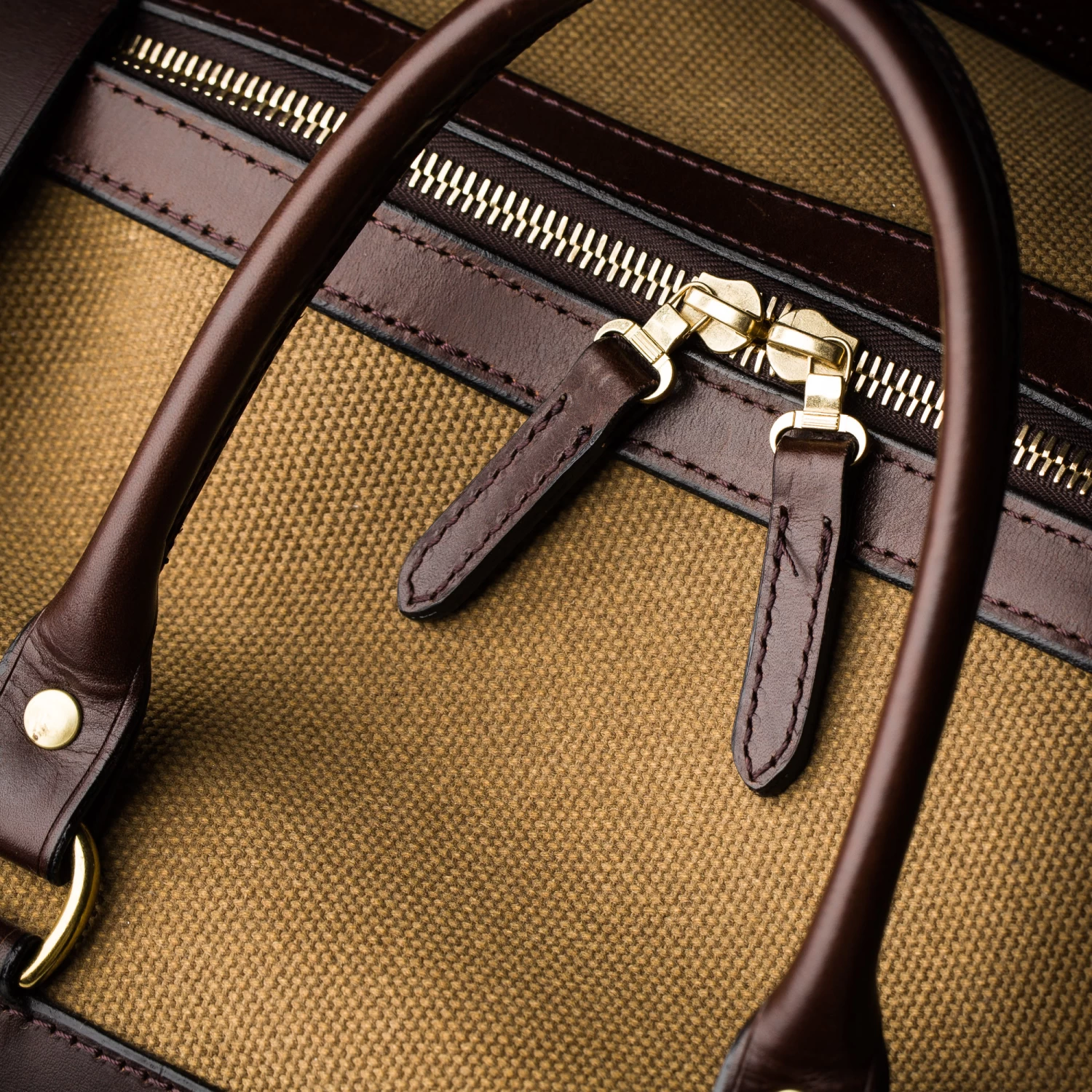 Large Sutherland Bag In Sand And Dark Tan 4 Large Sutherland Bag In Sand And Dark Tan - Image 4