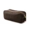 Leather Wash Bag In Buffalo