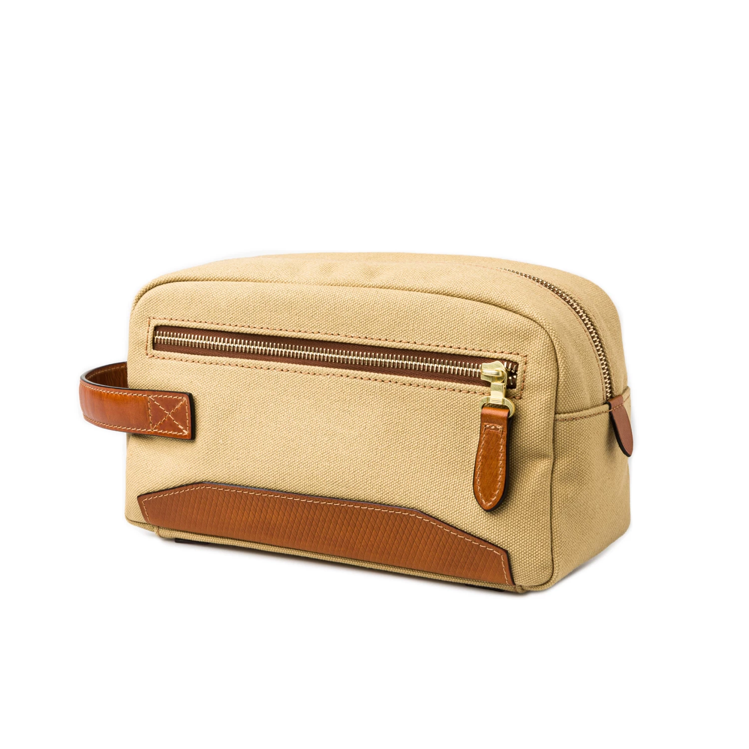 Bournbrook Wash Bag In Safari And Mid Tan 1 Bournbrook Wash Bag In Safari And Mid Tan