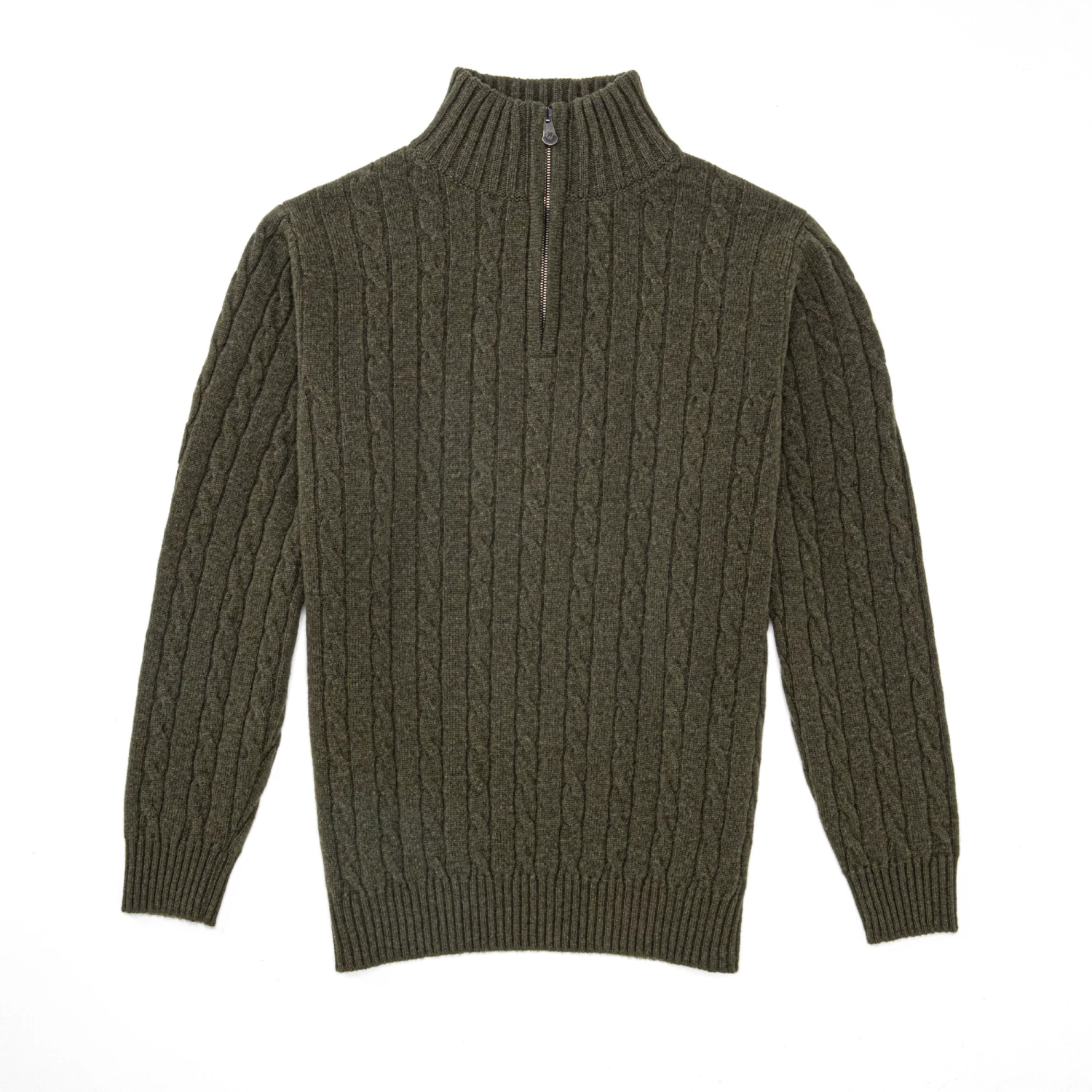 Cashmere Cannock Cable In Field Green 1 Cashmere Cannock Cable In Field Green