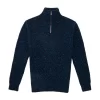 Malvern Quarter Zip In Marine